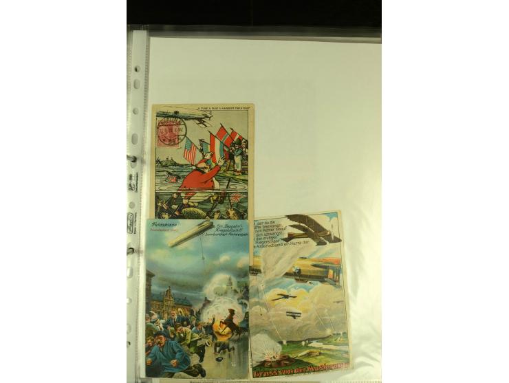 1915/1917, interessante Sammlung "Luftschiffer-Trupps" mit ca. 45 Briefen und Karten mit diversen Briefstempeln und Absenderv