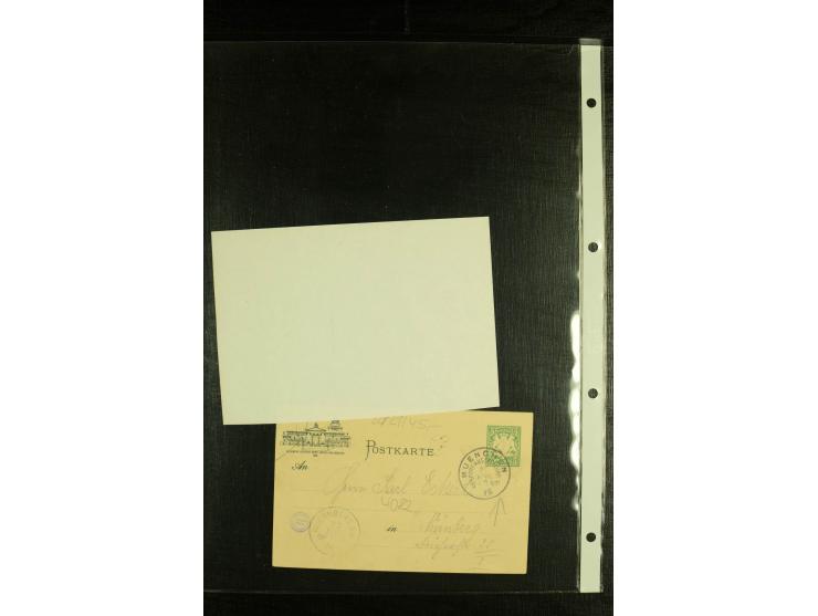 1870/1937, kleine Sammlung mit u.a. 2 Ballon Monte-Faltbriefen, Beute-Brief mit hds. Vermerk "Ballon Monte" als Feldpostbrief