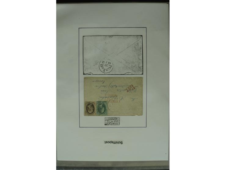 1626/1930, umfangreiche Sammlung "Transatlantik-Schiffspost" (inkl. etwas Europäische Schiffspost) mit über 150 Briefen und K