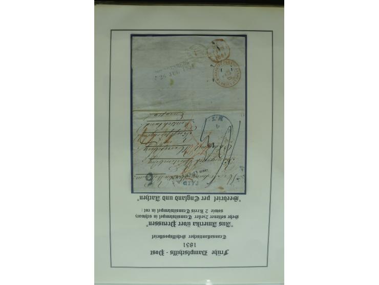 1626/1930, umfangreiche Sammlung "Transatlantik-Schiffspost" (inkl. etwas Europäische Schiffspost) mit über 150 Briefen und K