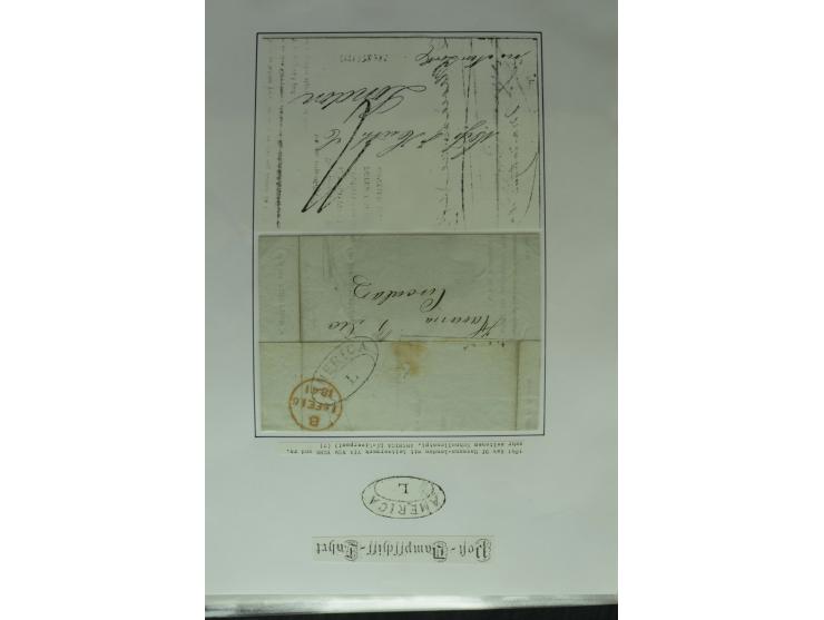 1626/1930, umfangreiche Sammlung "Transatlantik-Schiffspost" (inkl. etwas Europäische Schiffspost) mit über 150 Briefen und K