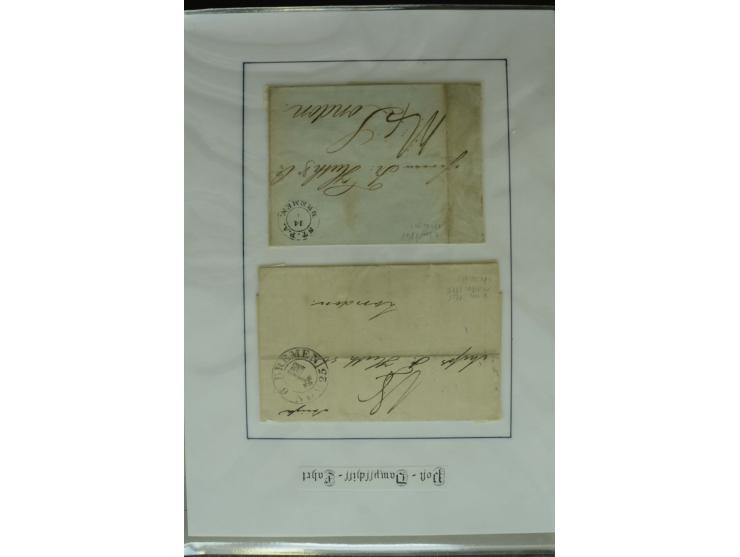 1626/1930, umfangreiche Sammlung "Transatlantik-Schiffspost" (inkl. etwas Europäische Schiffspost) mit über 150 Briefen und K