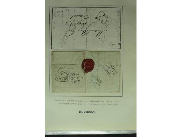 1626/1930, umfangreiche Sammlung "Transatlantik-Schiffspost" (inkl. etwas Europäische Schiffspost) mit über 150 Briefen und K