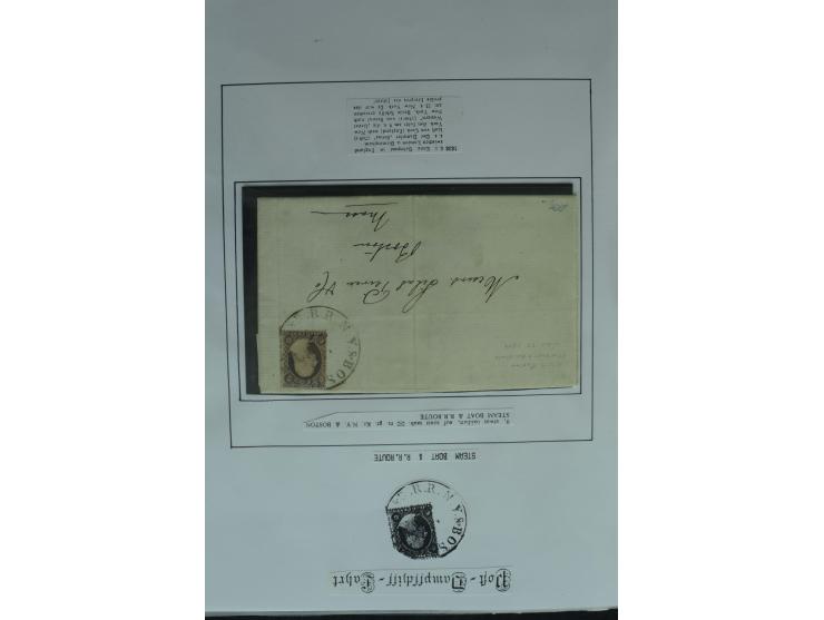 1626/1930, umfangreiche Sammlung "Transatlantik-Schiffspost" (inkl. etwas Europäische Schiffspost) mit über 150 Briefen und K