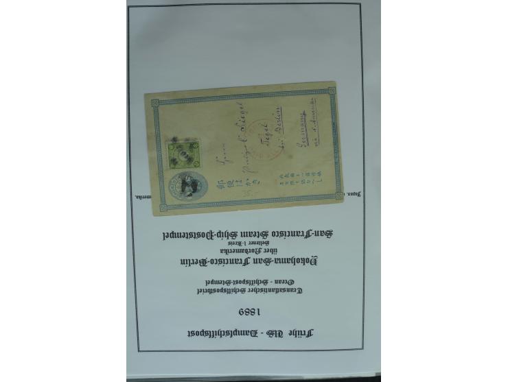 1626/1930, umfangreiche Sammlung "Transatlantik-Schiffspost" (inkl. etwas Europäische Schiffspost) mit über 150 Briefen und K