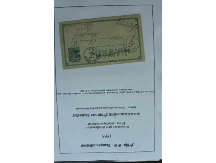 1626/1930, umfangreiche Sammlung "Transatlantik-Schiffspost" (inkl. etwas Europäische Schiffspost) mit über 150 Briefen und K