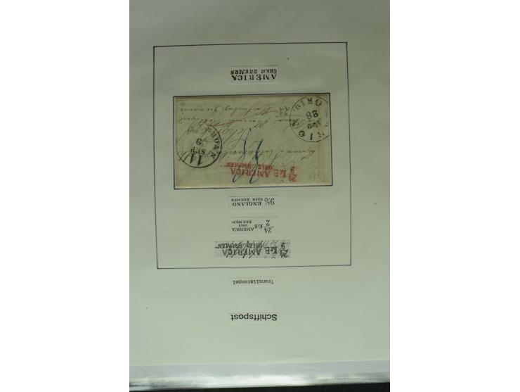 1626/1930, umfangreiche Sammlung "Transatlantik-Schiffspost" (inkl. etwas Europäische Schiffspost) mit über 150 Briefen und K