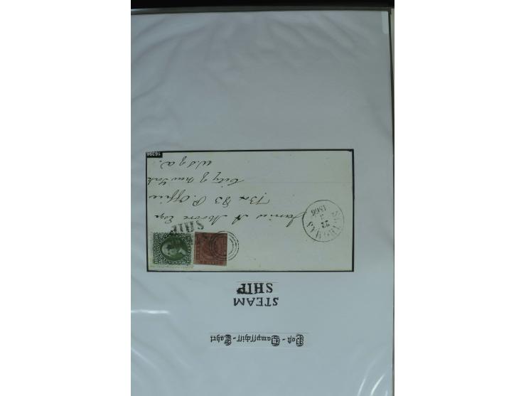 1626/1930, umfangreiche Sammlung "Transatlantik-Schiffspost" (inkl. etwas Europäische Schiffspost) mit über 150 Briefen und K