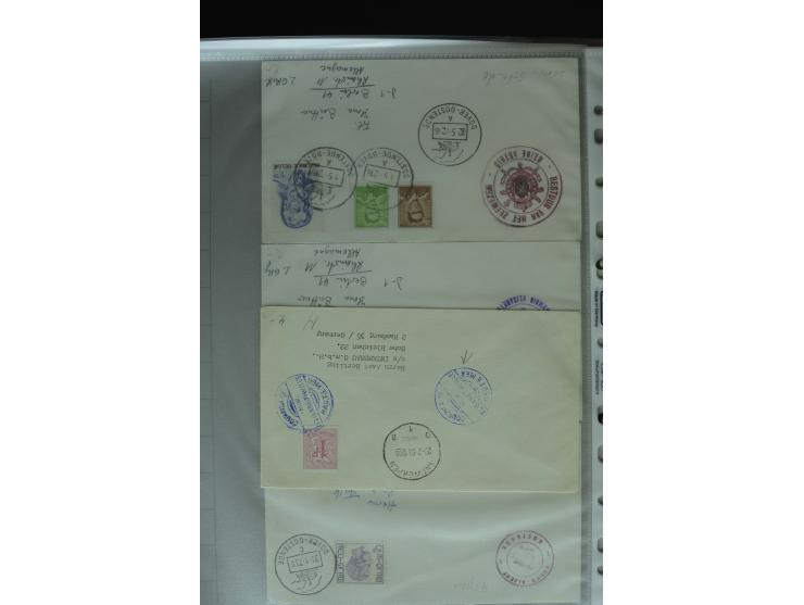 1626/1930, umfangreiche Sammlung "Transatlantik-Schiffspost" (inkl. etwas Europäische Schiffspost) mit über 150 Briefen und K