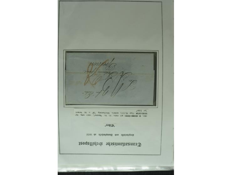 1626/1930, umfangreiche Sammlung "Transatlantik-Schiffspost" (inkl. etwas Europäische Schiffspost) mit über 150 Briefen und K