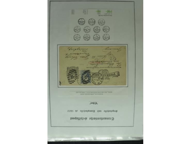 1626/1930, umfangreiche Sammlung "Transatlantik-Schiffspost" (inkl. etwas Europäische Schiffspost) mit über 150 Briefen und K