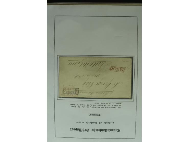 1626/1930, umfangreiche Sammlung "Transatlantik-Schiffspost" (inkl. etwas Europäische Schiffspost) mit über 150 Briefen und K