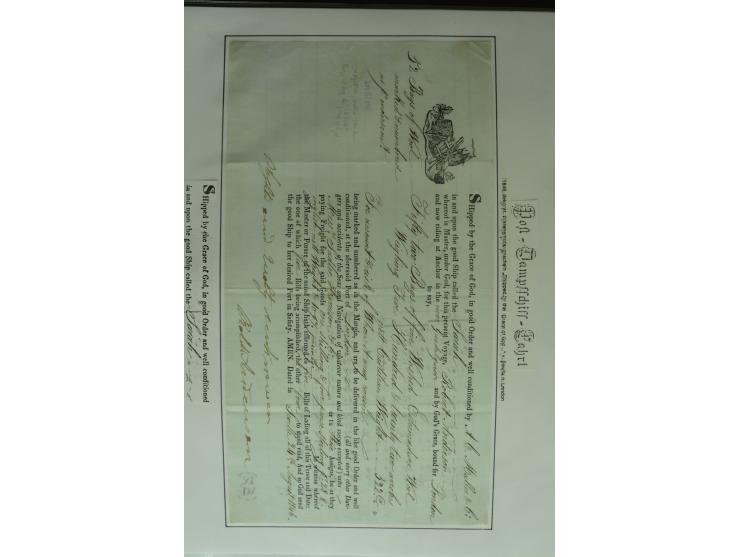1626/1930, umfangreiche Sammlung "Transatlantik-Schiffspost" (inkl. etwas Europäische Schiffspost) mit über 150 Briefen und K
