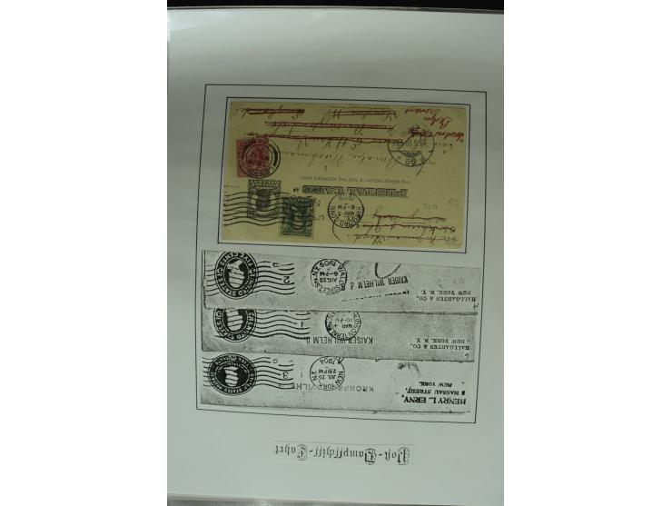 1626/1930, umfangreiche Sammlung "Transatlantik-Schiffspost" (inkl. etwas Europäische Schiffspost) mit über 150 Briefen und K
