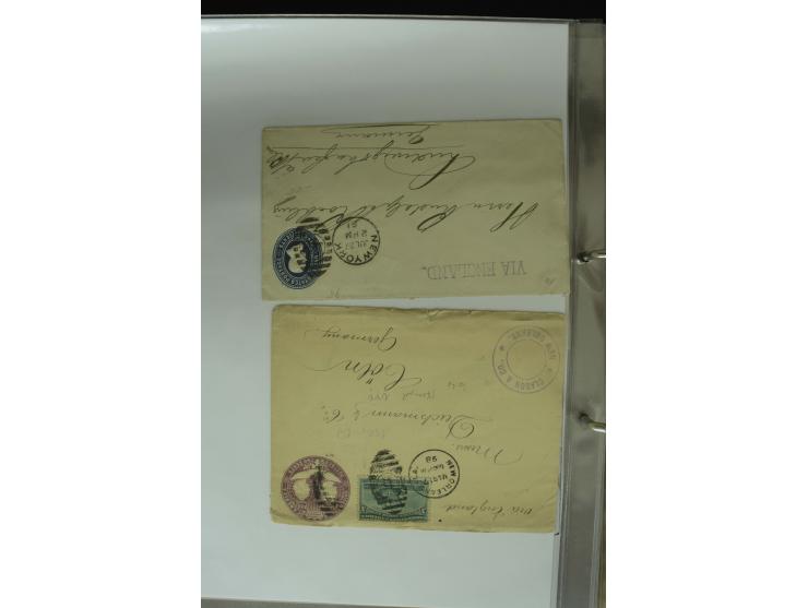 1626/1930, umfangreiche Sammlung "Transatlantik-Schiffspost" (inkl. etwas Europäische Schiffspost) mit über 150 Briefen und K