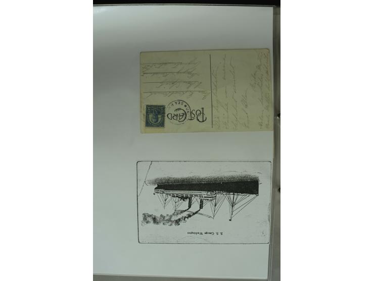 1626/1930, umfangreiche Sammlung "Transatlantik-Schiffspost" (inkl. etwas Europäische Schiffspost) mit über 150 Briefen und K
