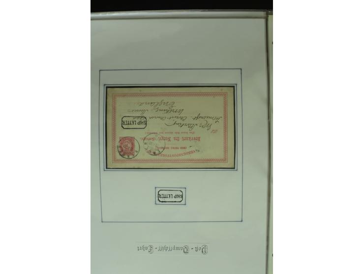 1626/1930, umfangreiche Sammlung "Transatlantik-Schiffspost" (inkl. etwas Europäische Schiffspost) mit über 150 Briefen und K