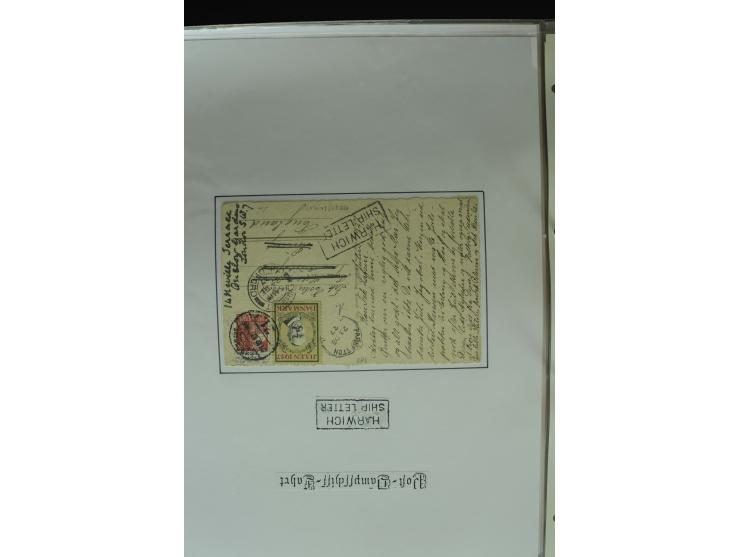 1626/1930, umfangreiche Sammlung "Transatlantik-Schiffspost" (inkl. etwas Europäische Schiffspost) mit über 150 Briefen und K