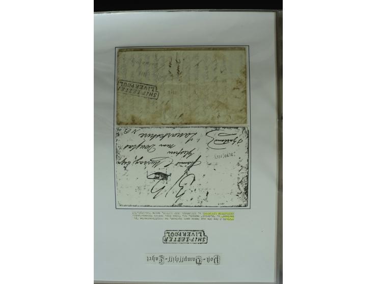 1626/1930, umfangreiche Sammlung "Transatlantik-Schiffspost" (inkl. etwas Europäische Schiffspost) mit über 150 Briefen und K
