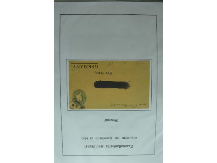1626/1930, umfangreiche Sammlung "Transatlantik-Schiffspost" (inkl. etwas Europäische Schiffspost) mit über 150 Briefen und K