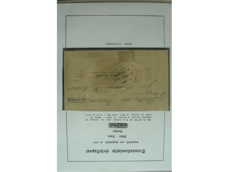 1626/1930, umfangreiche Sammlung "Transatlantik-Schiffspost" (inkl. etwas Europäische Schiffspost) mit über 150 Briefen und K