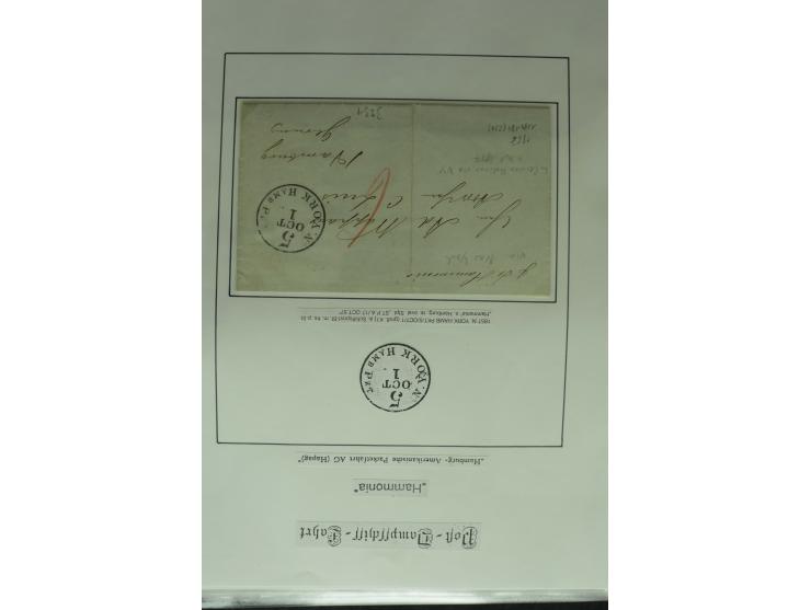 1626/1930, umfangreiche Sammlung "Transatlantik-Schiffspost" (inkl. etwas Europäische Schiffspost) mit über 150 Briefen und K