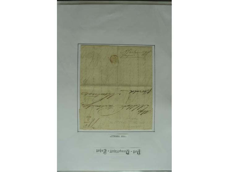 1626/1930, umfangreiche Sammlung "Transatlantik-Schiffspost" (inkl. etwas Europäische Schiffspost) mit über 150 Briefen und K