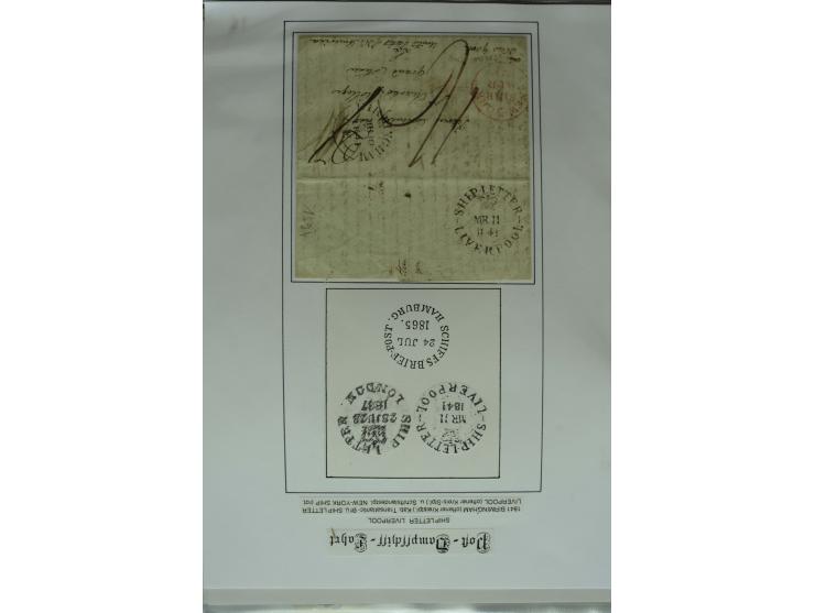 1626/1930, umfangreiche Sammlung "Transatlantik-Schiffspost" (inkl. etwas Europäische Schiffspost) mit über 150 Briefen und K