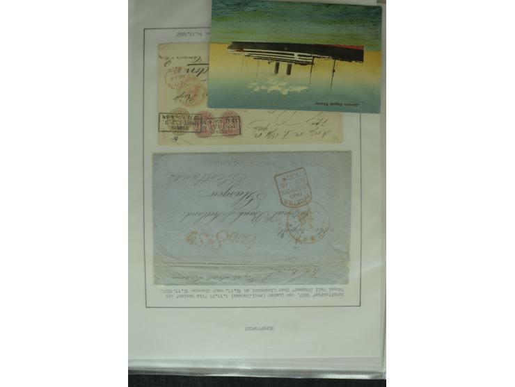 1626/1930, umfangreiche Sammlung "Transatlantik-Schiffspost" (inkl. etwas Europäische Schiffspost) mit über 150 Briefen und K