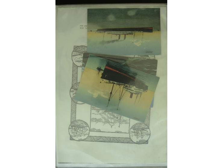 1626/1930, umfangreiche Sammlung "Transatlantik-Schiffspost" (inkl. etwas Europäische Schiffspost) mit über 150 Briefen und K
