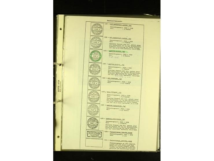 1812/1940 (ca.), umfangreiche Sammlung "Dampfschiffahrt auf der Ost- und Nordsee" mit ca. 240 Briefen und Karten, dabei frühe