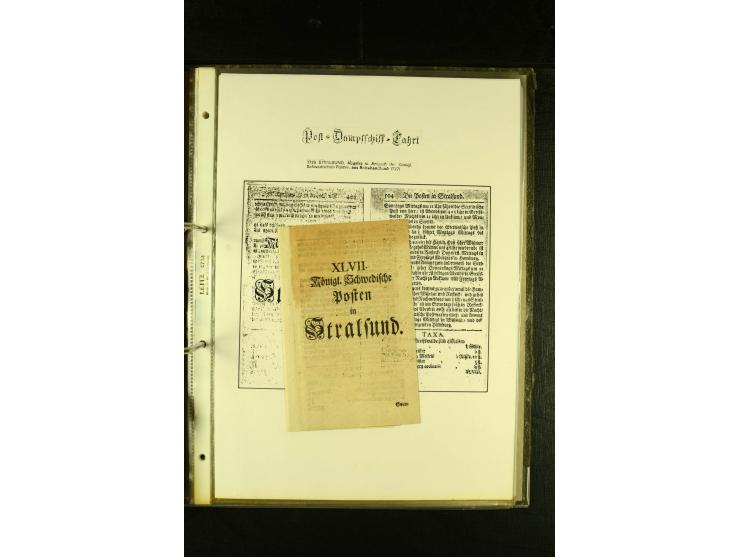 1812/1940 (ca.), umfangreiche Sammlung "Dampfschiffahrt auf der Ost- und Nordsee" mit ca. 240 Briefen und Karten, dabei frühe