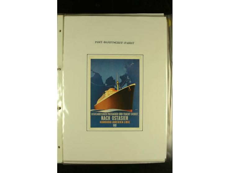 1886/1940 (ca.), interessante Sammlung "Deutsche Seepost" mit fast 100 Briefen und Karten und einigen Briefstücken (u.a. "DSP