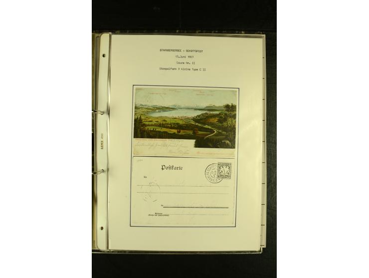 1894/1955, umfangreiche Sammlung "Schiffspost auf dem Bodensee und Starnberger See" mit ca. 90 Briefen und Karten inkl. einig