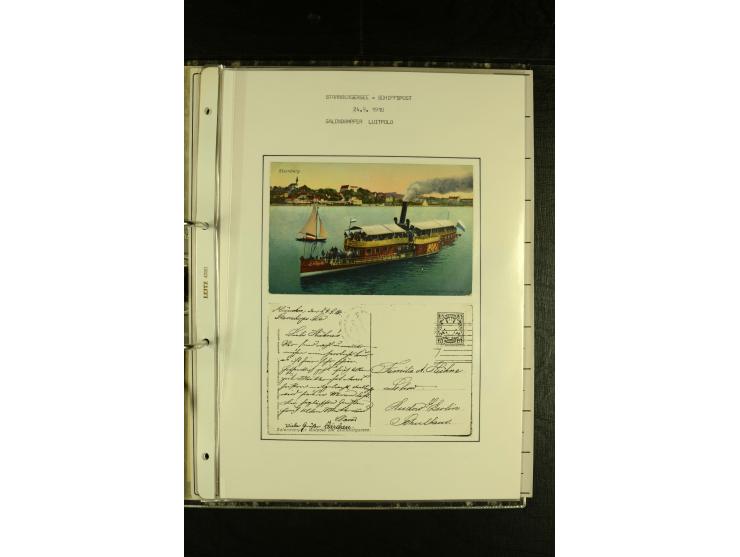1894/1955, umfangreiche Sammlung "Schiffspost auf dem Bodensee und Starnberger See" mit ca. 90 Briefen und Karten inkl. einig
