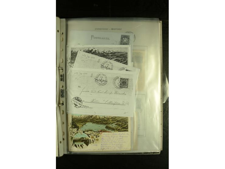 1894/1955, umfangreiche Sammlung "Schiffspost auf dem Bodensee und Starnberger See" mit ca. 90 Briefen und Karten inkl. einig