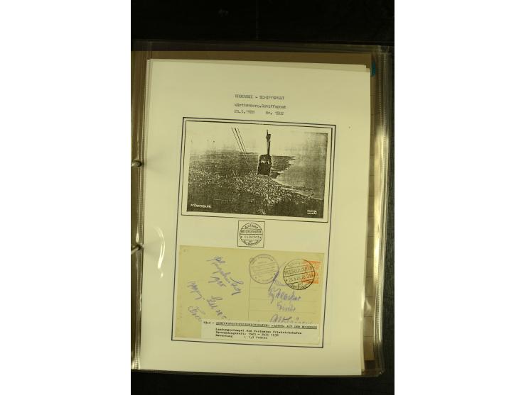 1894/1955, umfangreiche Sammlung "Schiffspost auf dem Bodensee und Starnberger See" mit ca. 90 Briefen und Karten inkl. einig