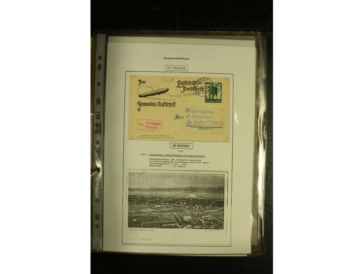 1894/1955, umfangreiche Sammlung "Schiffspost auf dem Bodensee und Starnberger See" mit ca. 90 Briefen und Karten inkl. einig