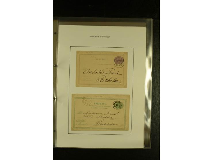 1841/1950, kleine Sammluing "Schwedische Schiffspost" mit über 60 Briefen und Karten, einigen Briefstücken und wenigen losen 