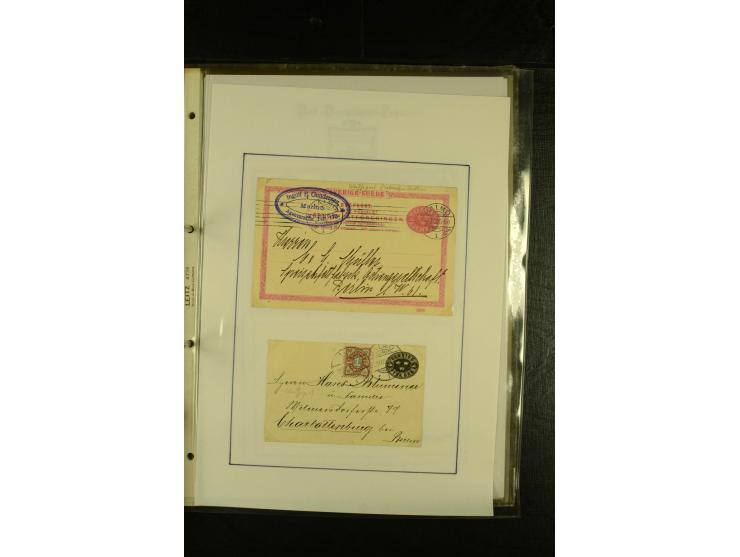 1841/1950, kleine Sammluing "Schwedische Schiffspost" mit über 60 Briefen und Karten, einigen Briefstücken und wenigen losen 