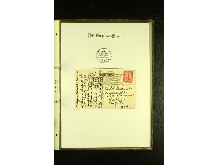 1841/1950, kleine Sammluing "Schwedische Schiffspost" mit über 60 Briefen und Karten, einigen Briefstücken und wenigen losen 