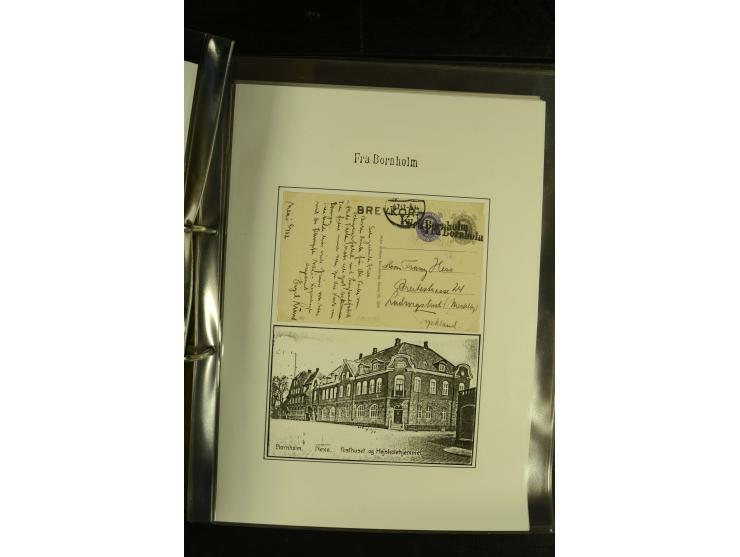 1845/1950 (ca.), umfangreiche Sammlung "Dänische Schiffspost inkl. Landungsstempel" ab früher Dampfschiffahrt mit über 130 Br