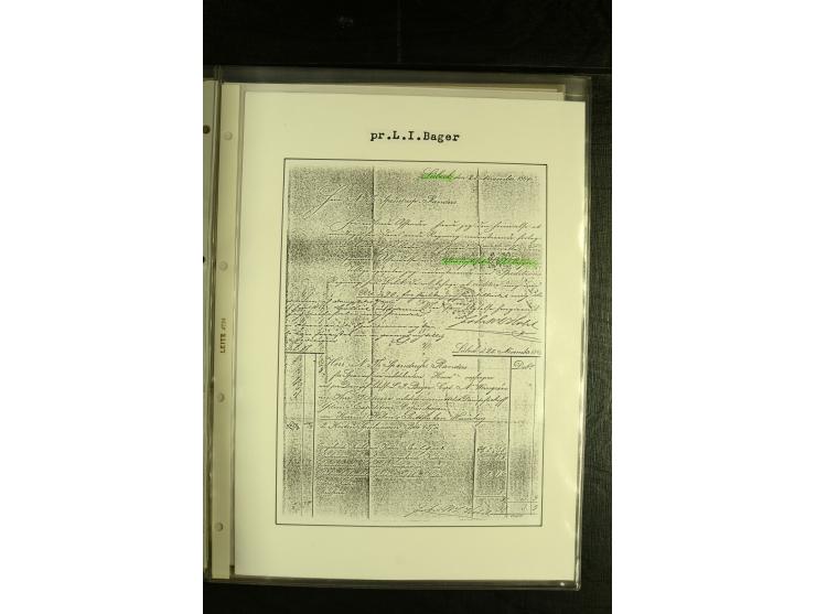 1845/1950 (ca.), umfangreiche Sammlung "Dänische Schiffspost inkl. Landungsstempel" ab früher Dampfschiffahrt mit über 130 Br