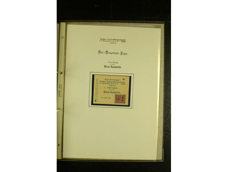 1845/1950 (ca.), umfangreiche Sammlung "Dänische Schiffspost inkl. Landungsstempel" ab früher Dampfschiffahrt mit über 130 Br