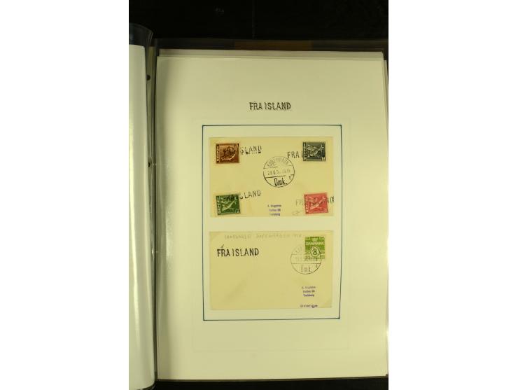 1845/1950 (ca.), umfangreiche Sammlung "Dänische Schiffspost inkl. Landungsstempel" ab früher Dampfschiffahrt mit über 130 Br