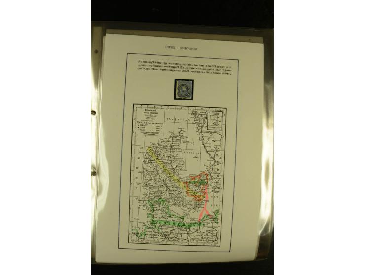 1846/1977 (ca.), interessante Sammlung "Schwedische Landungsstempel" mit ca. 150 Briefen und Karten, einigen losen Marken und
