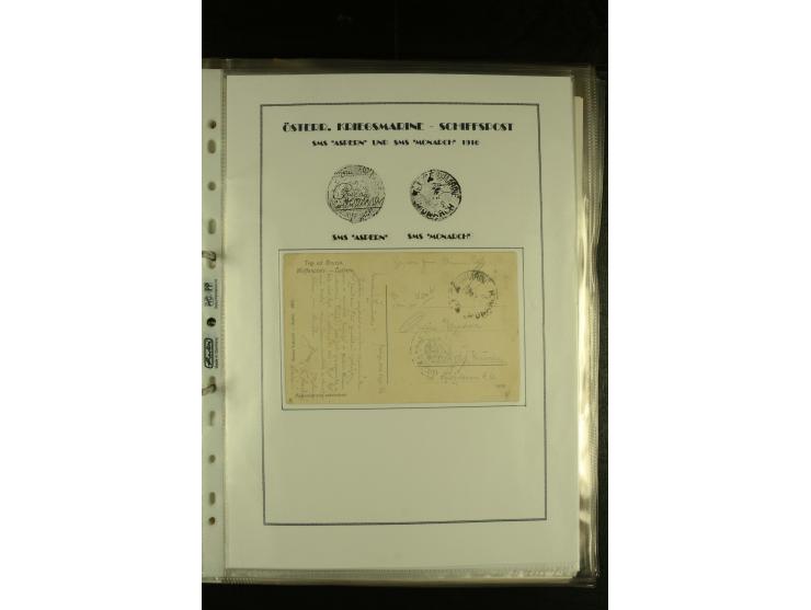 1850/1960 (ca.), interessante Sammlung Schiffspost aus Österreich inkl. Lombardei Venetien, Levante, Italien und der Schweiz 