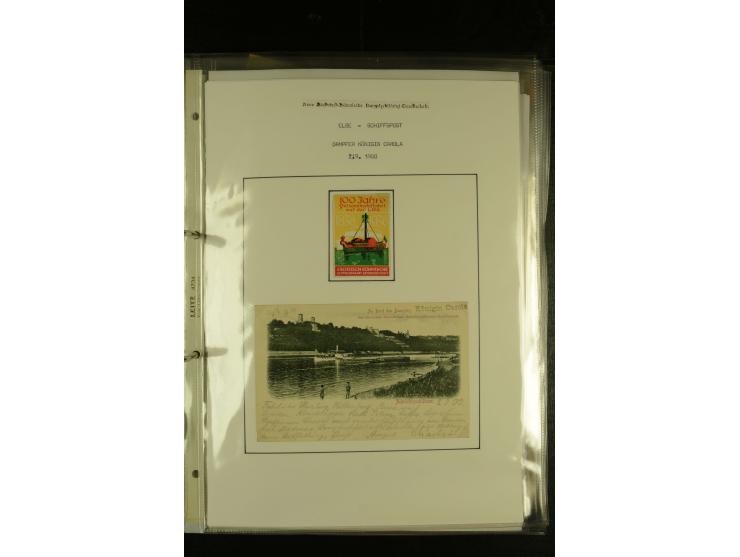 1850/1960 (ca.), interessante Sammlung Schiffspost aus Österreich inkl. Lombardei Venetien, Levante, Italien und der Schweiz 