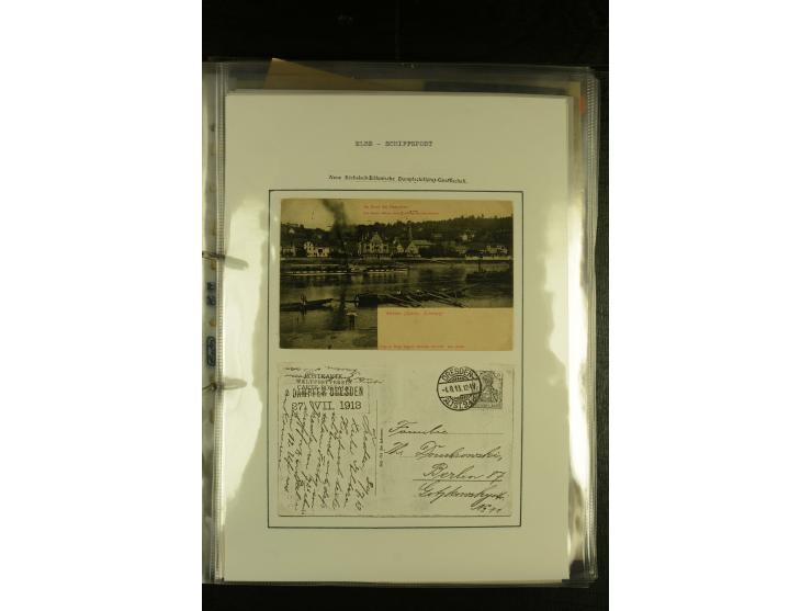 1850/1960 (ca.), interessante Sammlung Schiffspost aus Österreich inkl. Lombardei Venetien, Levante, Italien und der Schweiz 