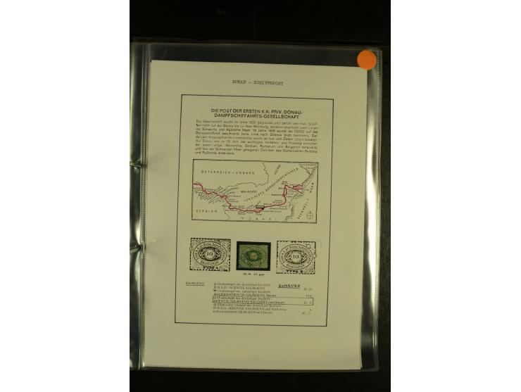 1850/1960 (ca.), interessante Sammlung Schiffspost aus Österreich inkl. Lombardei Venetien, Levante, Italien und der Schweiz 